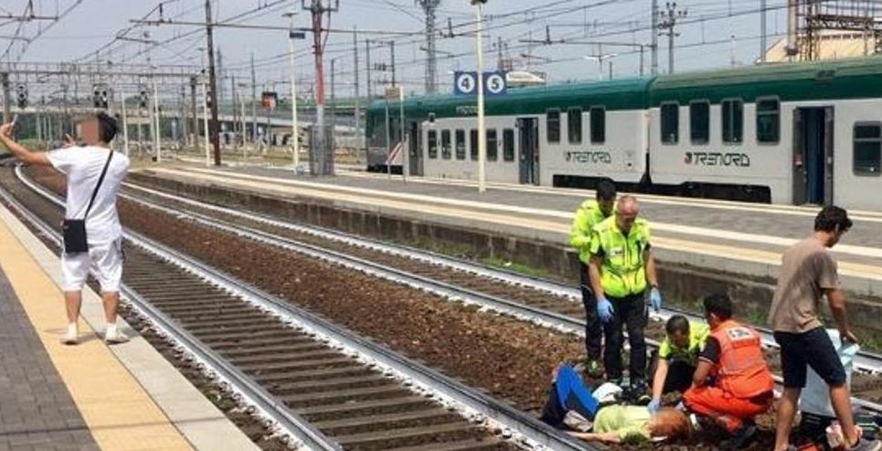 Imagen tomada por el periodista italiano