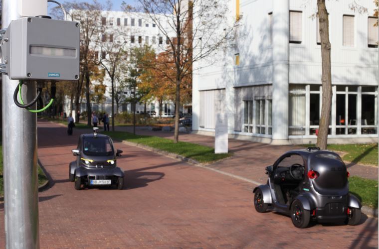 Imagen de los vehículos autónomos de Siemens Mobility
