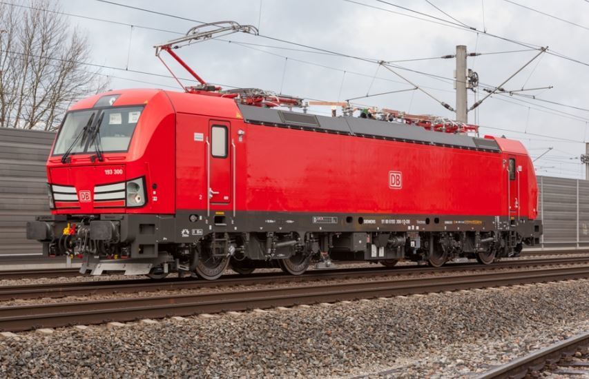 Imagen de una locomotora de Siemens Mobility