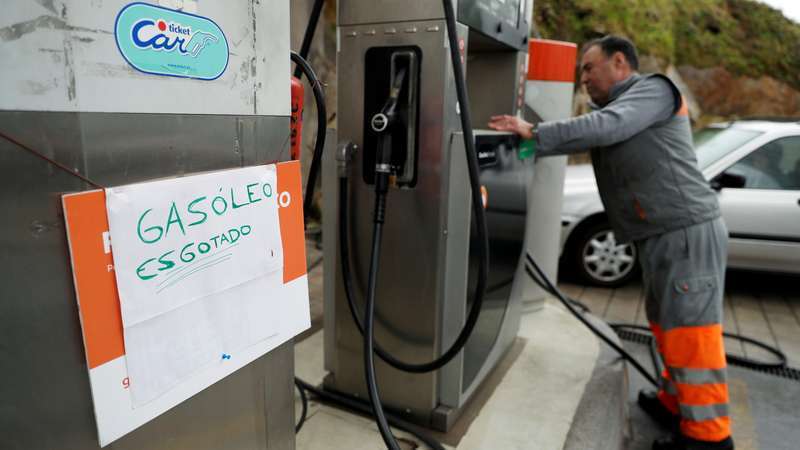 Una gasolinera portuguesa