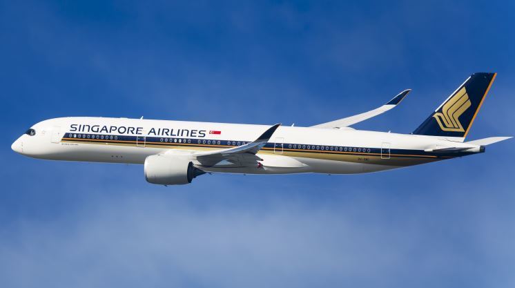 Un avión de Singapore Airlines