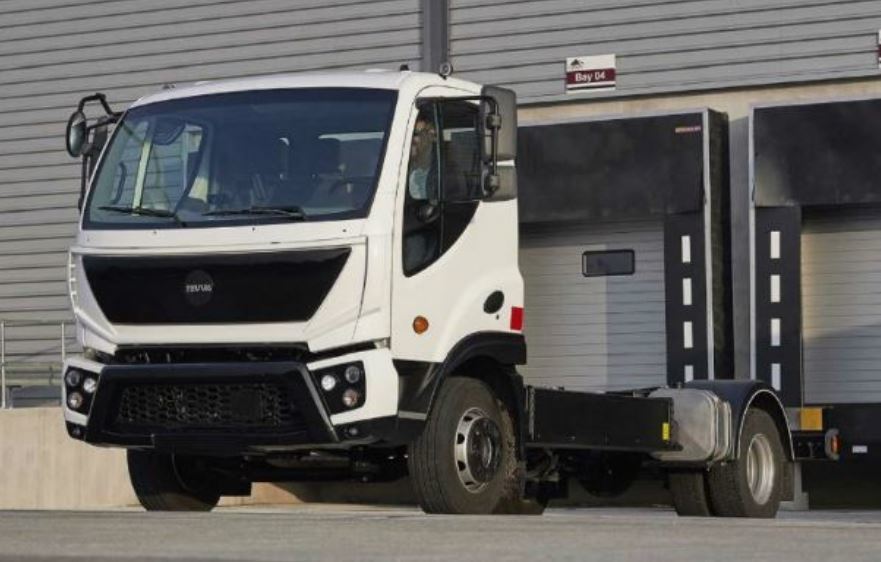 Imagen del camión eléctrico de Tevva