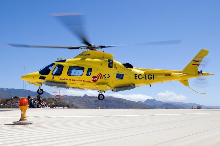 Imagen de un helicóptero del SUC
