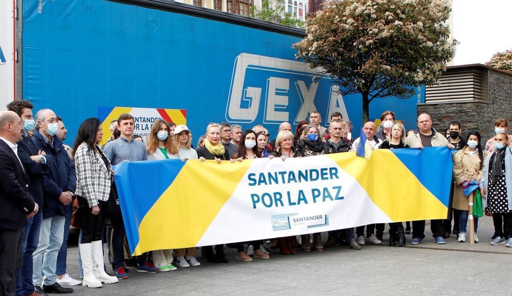 Sale de Santander el séptimo camión con ayuda humanitaria para Ucrania