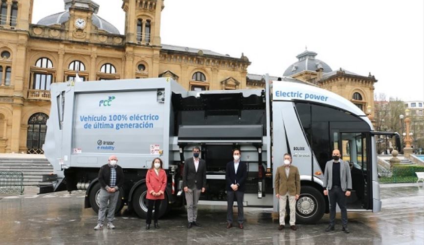 San Sebastián incorporará camiones eléctricos para la recogida de basura