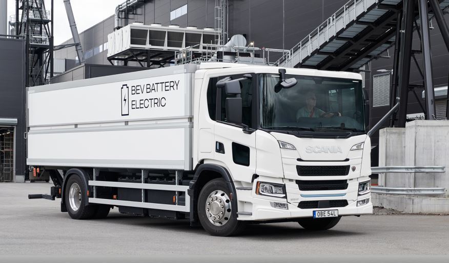 Scania entregará 5 camiones eléctricos a Falkenklev Logistik