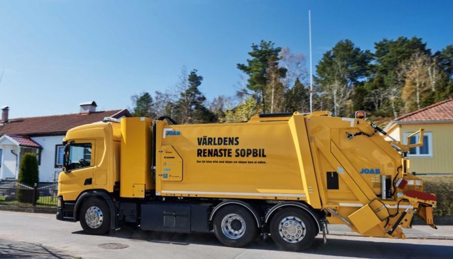 Scania entregó el primer camión de residuos a hidrógeno de Suecia