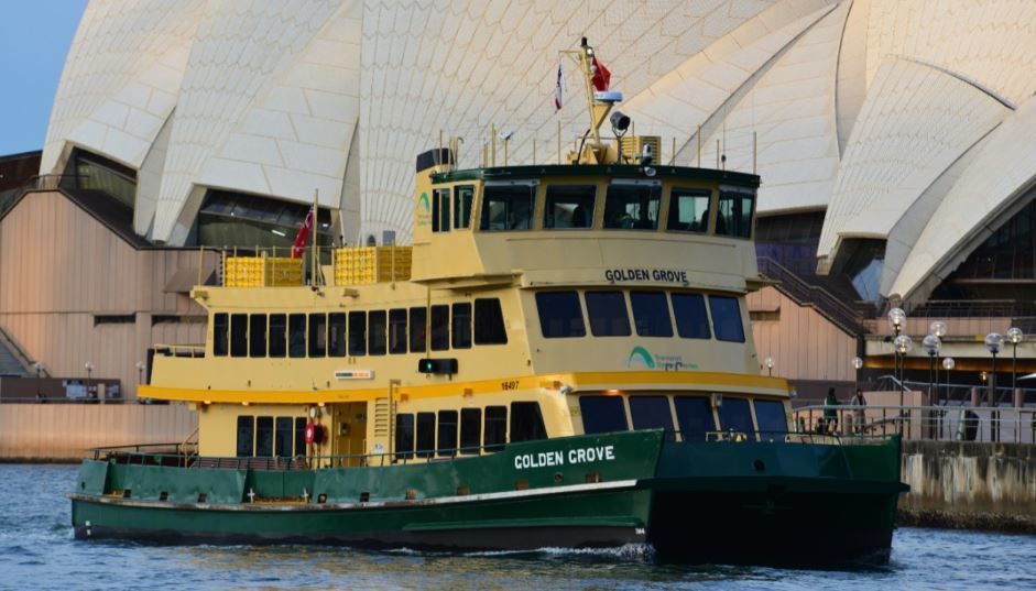 Imagen de un transbordador del Puerto de Sydney