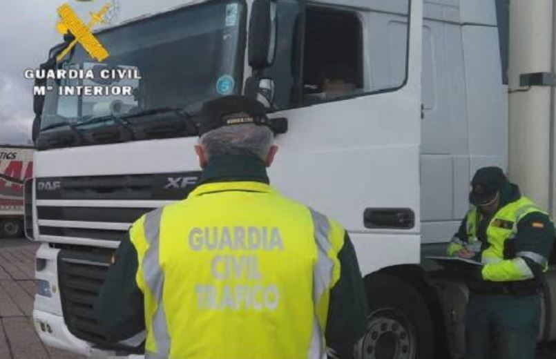 Más de la mitad de los conductores profesionales sancionados excedía los tiempos de conducción