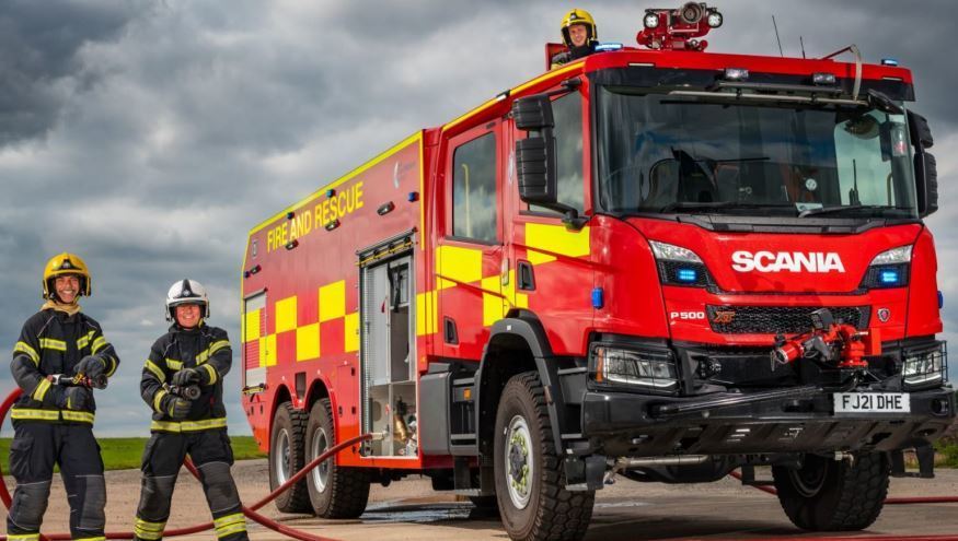 Servicio de rescate y extinción de incendios del aeropuerto de East Midlands