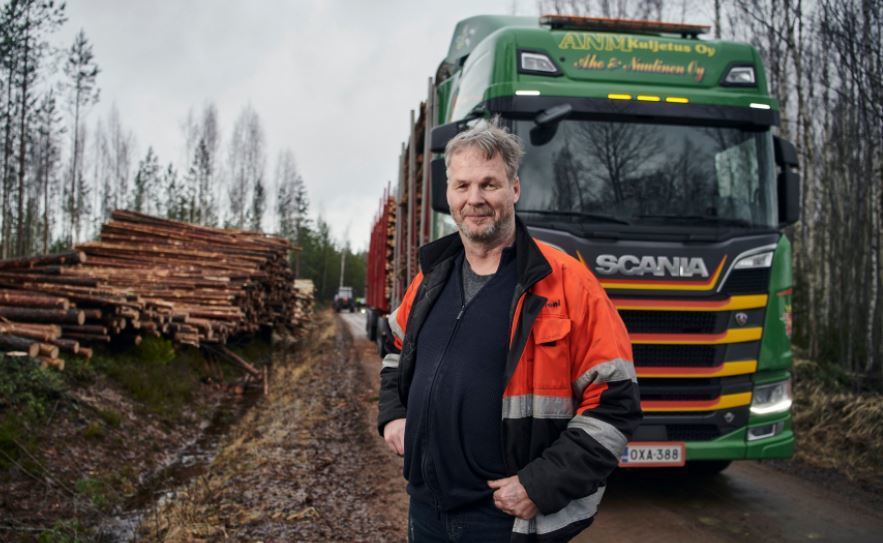 Imagen del propietario del Scania de 770 CV