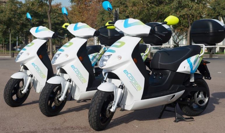 Imagen de las motos de eCooltra