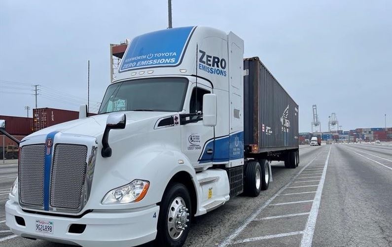 Southern Counties Express completó la prueba del camión de hidrógeno Kenworth T680 Fuel Cell