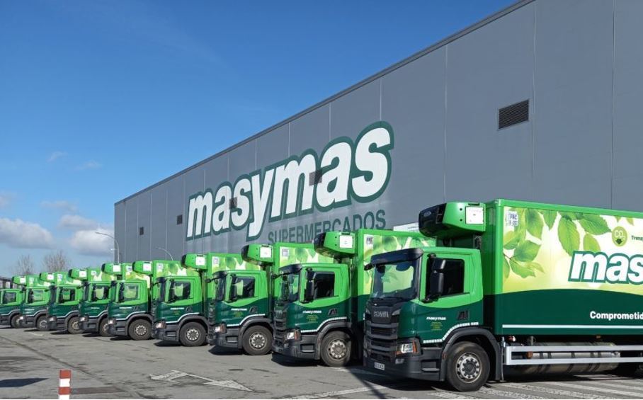 Supermercados masymas adquiere 11 camiones Scania a GNL