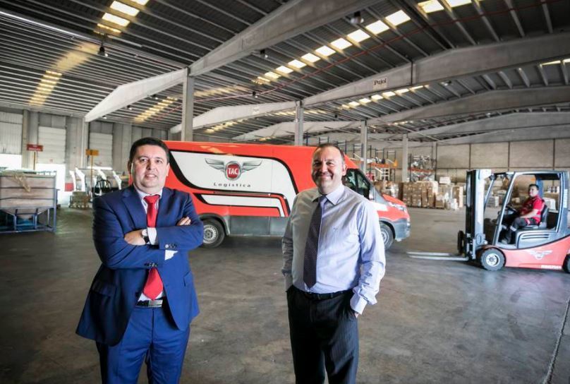 Antonio Artal, director general de TAC Logistics, y Alfredo Caballero, consejero delegado