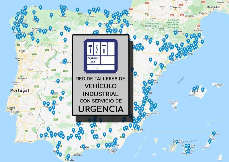 Imagen del mapa de los talleres