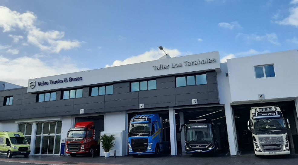 Imagen del taller Volvo en Canarias,