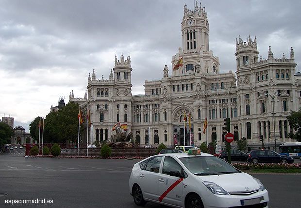 Imagen de un taxi de Madrid