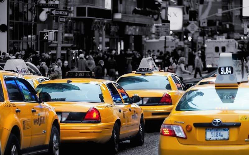 Imagen de taxi de Nueva York