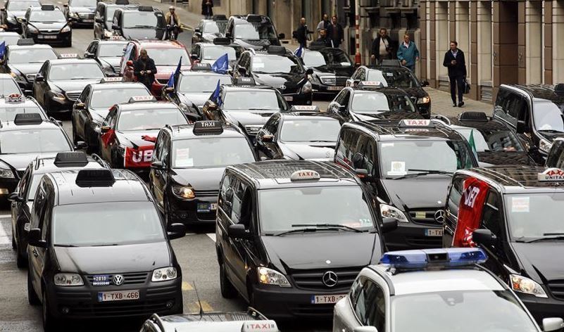 Manifestación de ayer en Bruselas