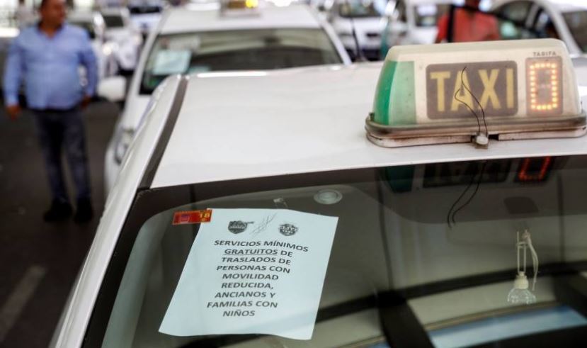 Un taxi en España