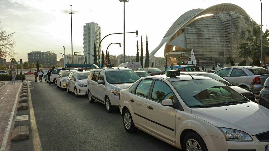 Imagen de taxis de Valencia