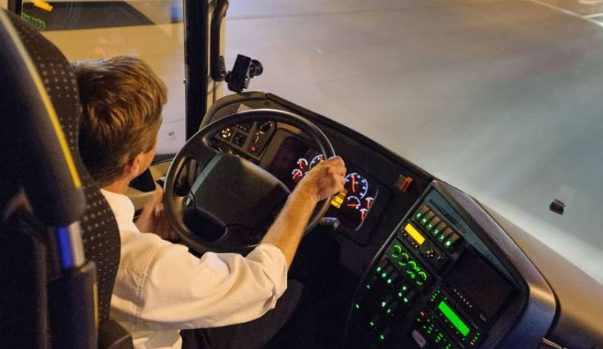 Imagen de un conductor de autocar