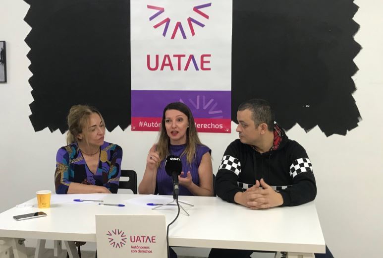 Rueda de prensa de la UATAE para la presentación de Tito Álvarez