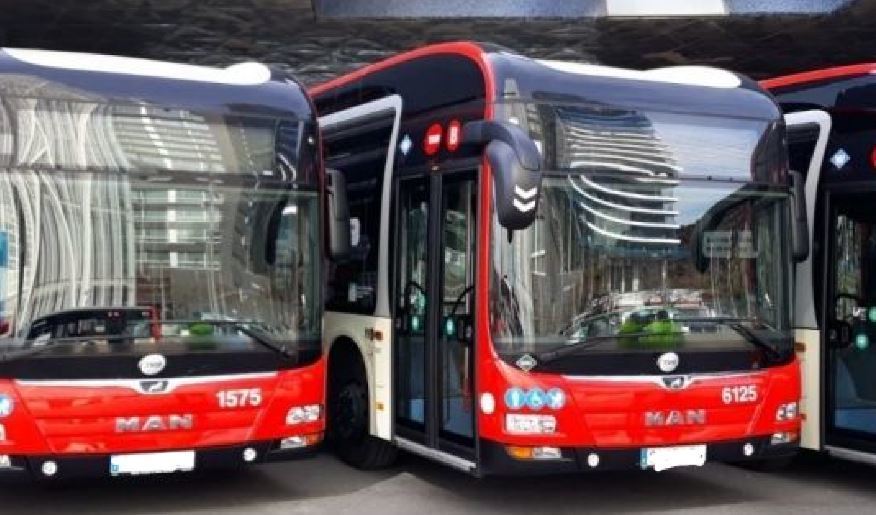Imagen de autobuses de TMB