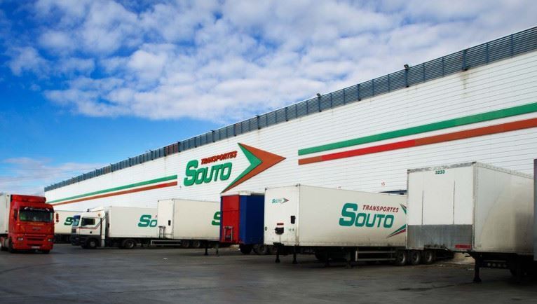 Una de las sedes de Transportes Souto.