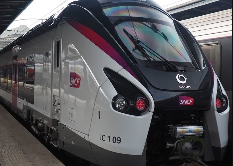 Un tren de la compañía francesa SNCF