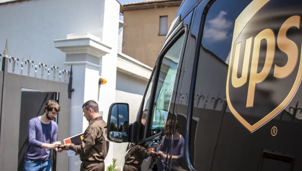Imagen de un repartidor de UPS