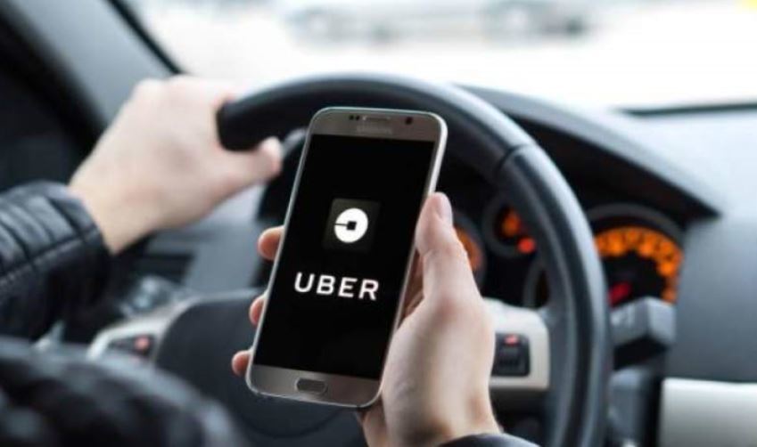 Un coche de Uber