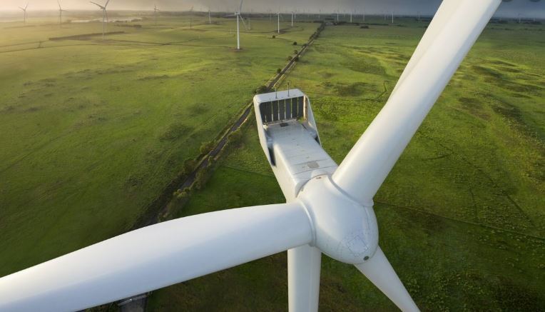 Imagen de una torre eólica
