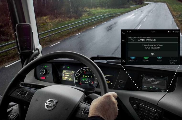 Imagen del Connected-Safety de Volvo