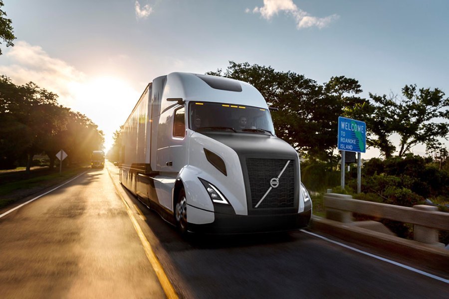 Prototipo del camión eléctrico Volvo.