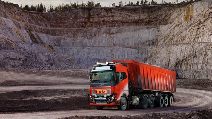 Imagen del camión autónomo de Volvo Trucks