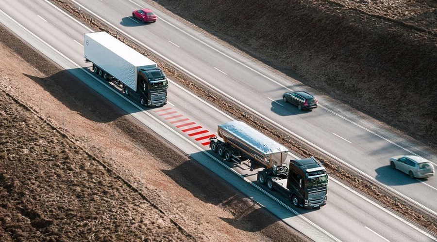 Funcionamiento del Distance Alert de Volvo Trucks