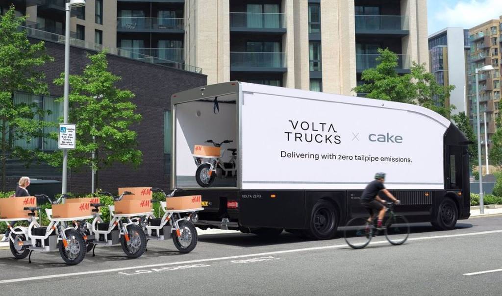 Imagen de Volta Trucks y Cake se unen para descarbonizar y descongestionar las entregas de última milla
