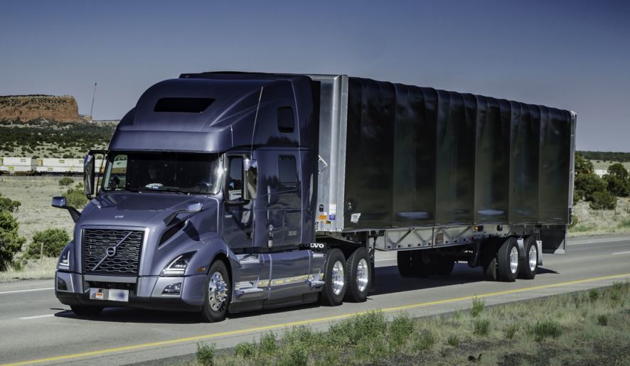 Imagen de un camión Volvo en Estados Unidos