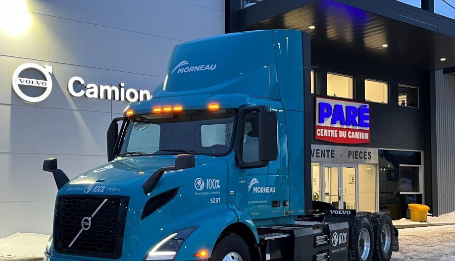 Volvo Trucks ya tiene dos concesionarios de los camiones eléctricos en Canadá.