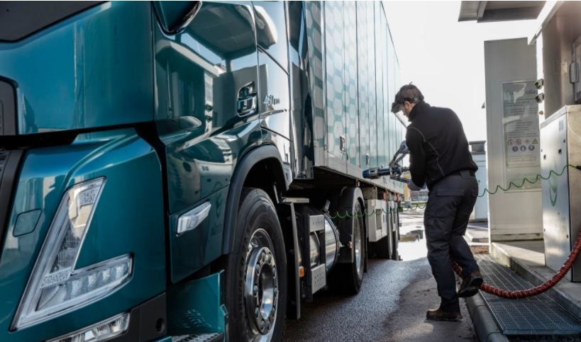 camiones de Volvo Trucks de GNL y Bio-LNG Premio Europeo de Transporte y Sostenibilidad