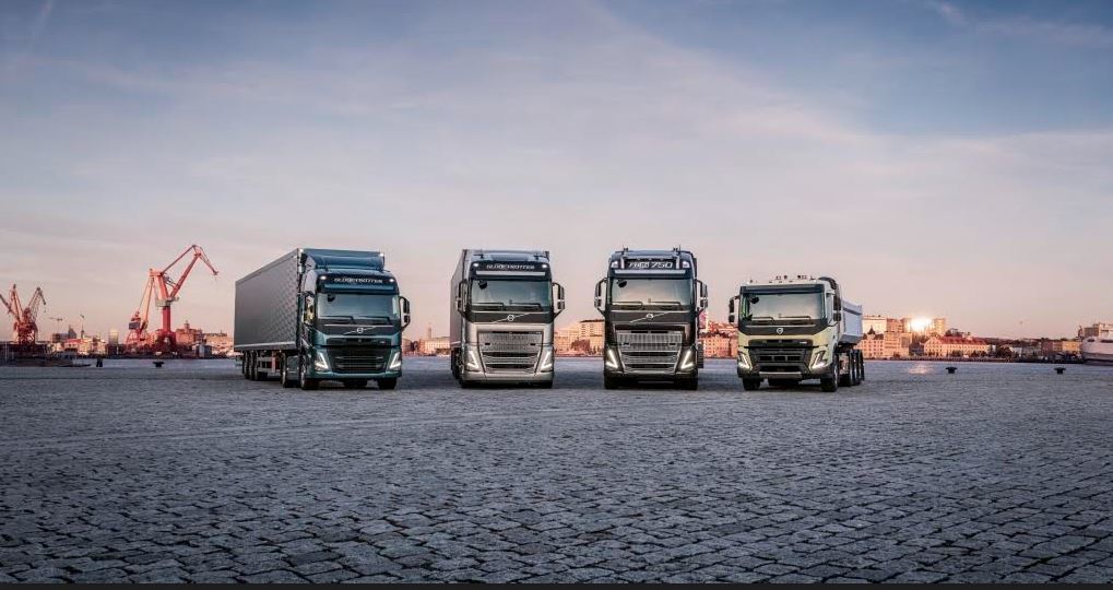 Imagen de los nuevos camiones Volvo
