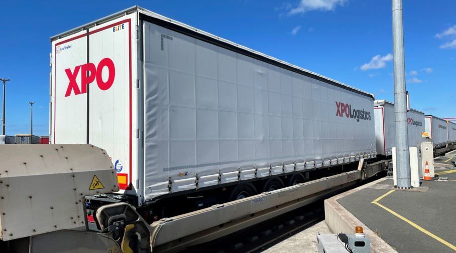 Imagen de la conexión de XPO Logistics entre la Península Ibérica y el Reino Unido