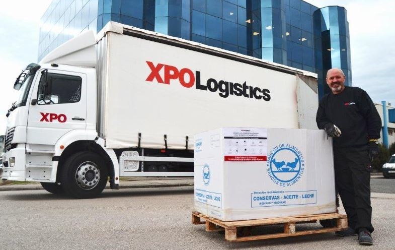 XPO Logistics en la recogida de alimentos