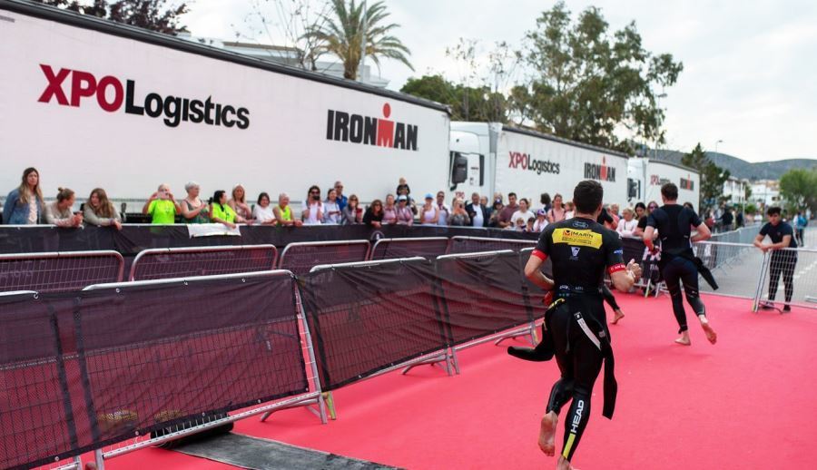 Imagen de XPO Logistics como proveedor del triatlón IRONMAN e IRONMAN 70.3