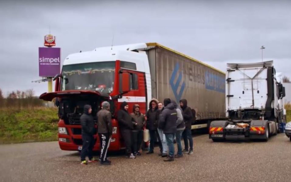 Camioneros de Europa del Este
