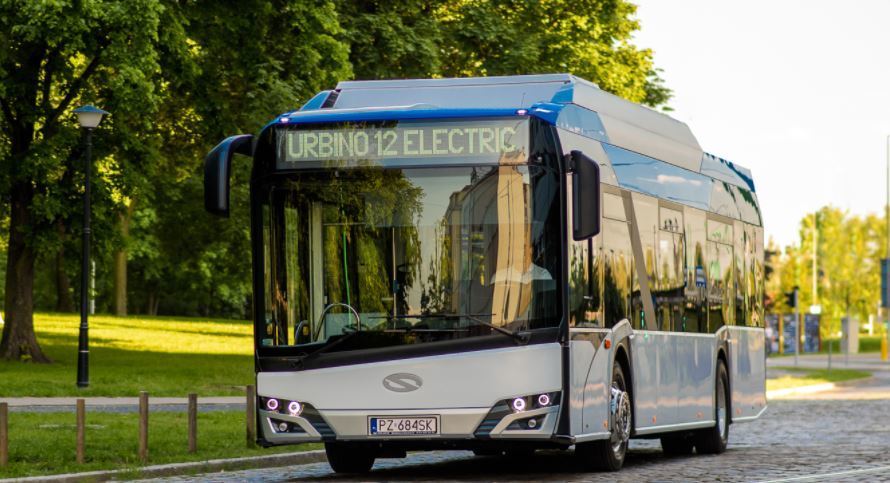 Uno de los autobuses Solaris para Zielona Góra