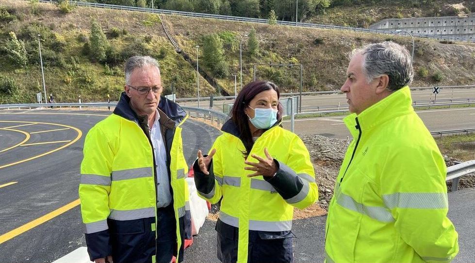Puesta en funcionamiento del nuevo desvío de la A-6 en Pedrafita do Cebreiro Foto: EP