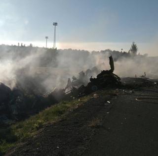 Al menos dos muertos en el choque frontal de dos camiones en la N-232 en Alfaro